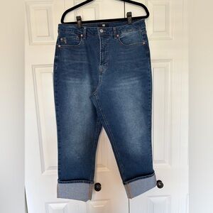 Frye Women's Relaxed Fit Dark Blue Jeans